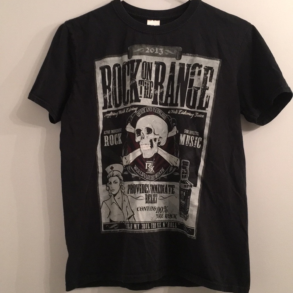 Rock On The Range Graphics Concert Event T-Shirt M - image 1